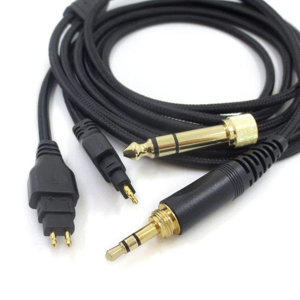 3.5mm/6.35mm Plug Cable Replacement Cable for Sennheiser-HD580 HD600 HD650 - Image 2