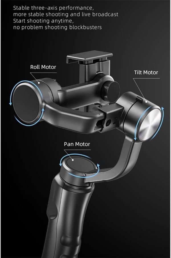 JSEIAJB Gimbal Stabilizer for iOS Android Gimbal Smartph Video Record - Image 4