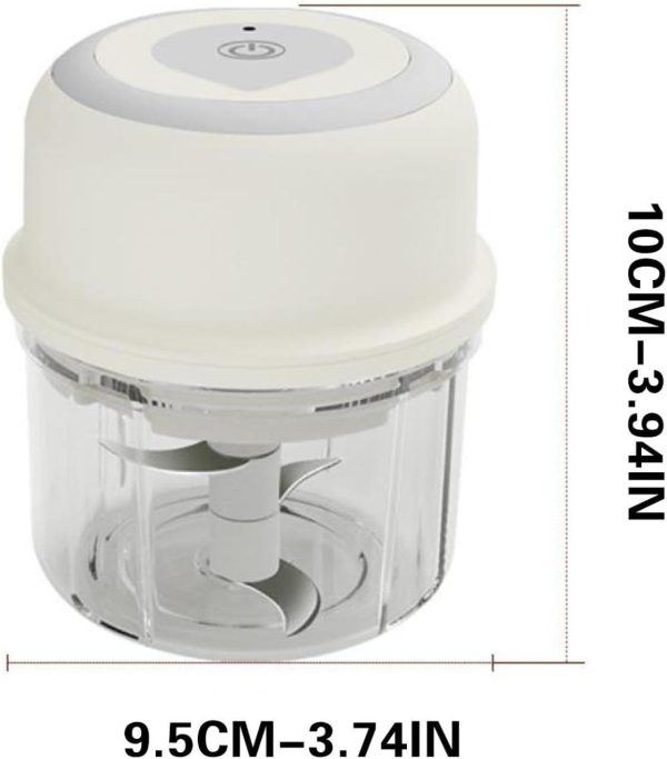 Mini Electric Garlic Chopper, Portable Wireless Garlic Masher Professional - Image 7