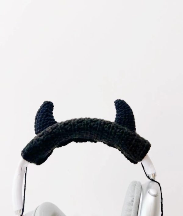 Crochet Headband Cover for Bose QC35 QC45 Headphones, Handmade Headband - Image 3