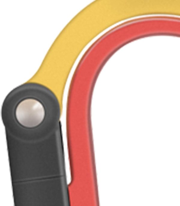 Carabiner Clip and Hook Bag Stroller Backpack Hanger Keyring Clip D Shaped - Image 2