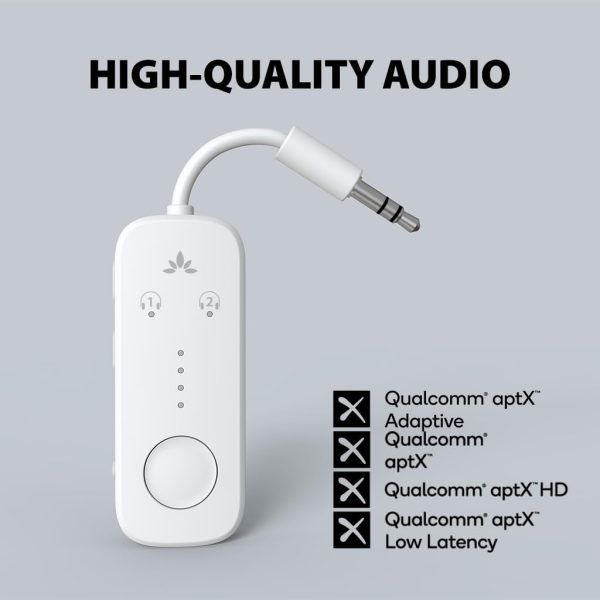 Avantree Relay - Premium Airplane Bluetooth 5.3 Adapter, Supports 2 AirPods - Image 3