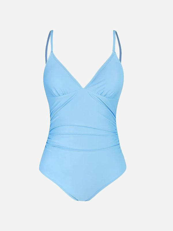 CUPSHE Women's One Piece Swimsuit Tummy Control V Neck Bathing Suits - Image 4