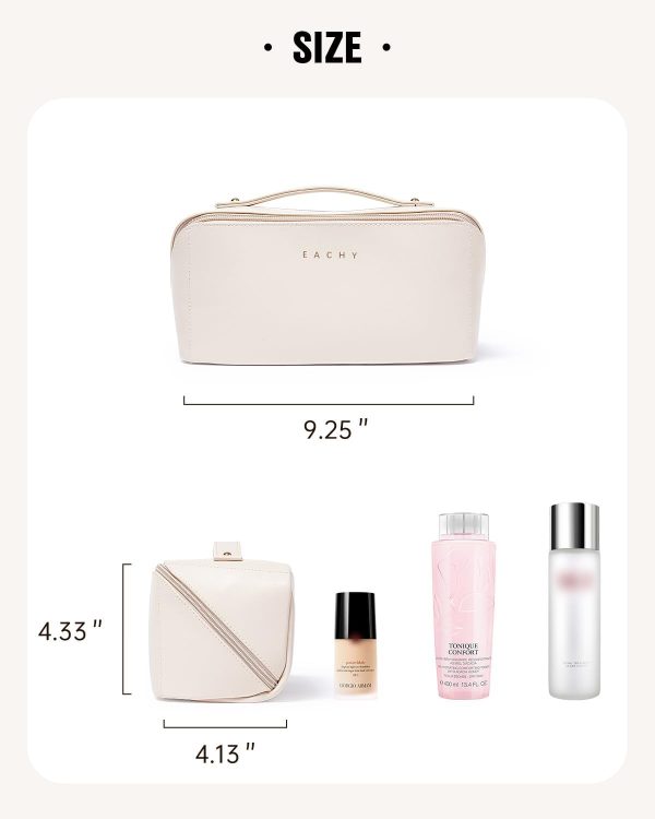 EACHY Travel Makeup Bag,Large Capacity Cosmetic Bags for Women,Waterproof - Image 6