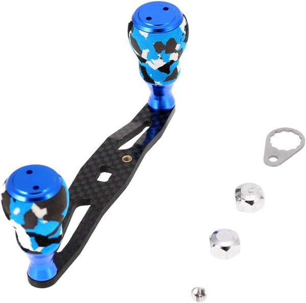 Lixada Carbon Fiber Fishing Reel Handle Baitcasting Trolling Reel Rocker - Image 8