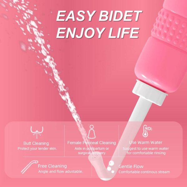 Upside Down Peri Bottle for Postpartum Care, Portable Bidet Bottle with - Image 2