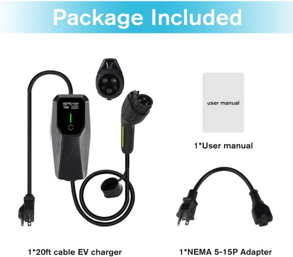 Level 1-2 Electric Vehicle Charging Cable 3.6KW 16A EV Portable Charger - Image 8
