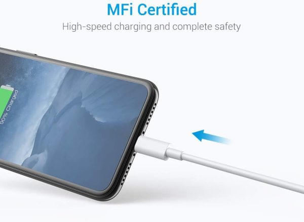 Lightning Cable MFi Certified - iPhone Charger 3Pack 6FT Lightning to USB A - Image 2