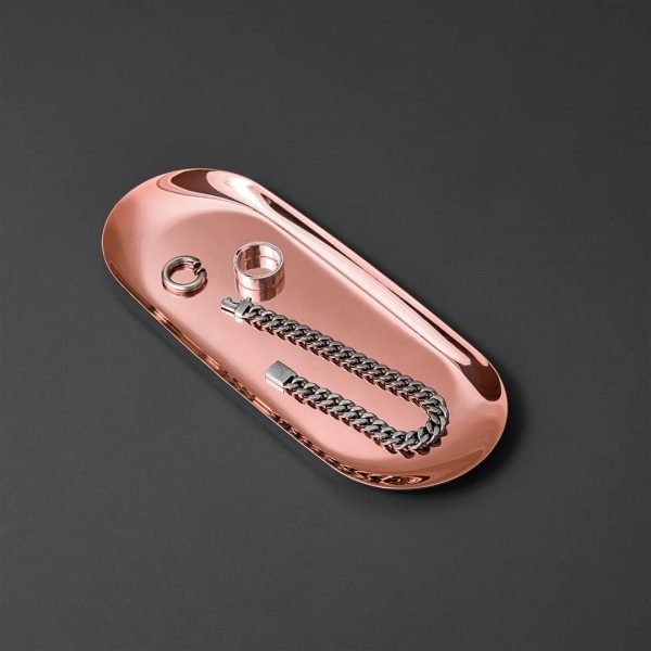 Rose Gold Jewelry Tray | 9 Inch Long Decorative Vanity or Bathroom Tray | - Image 8