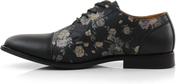 Ferro Aldo Charles MFA19569L Mens Classic Captoe Lace Up Oxford Casual - Image 4