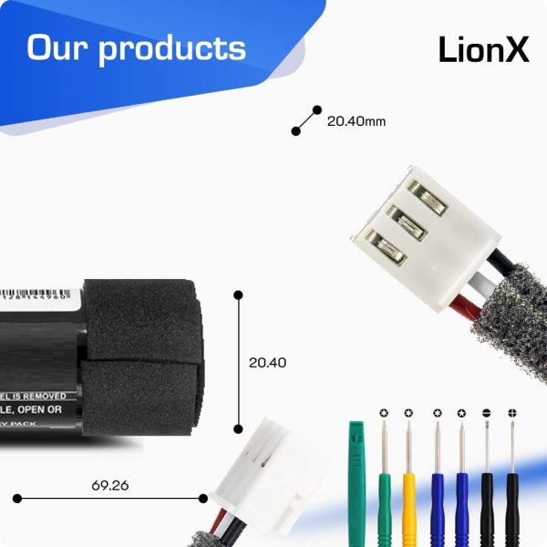 LIONX Battery Replacement for Audio Speaker Fit Model Harman/Kardon Onyx - Image 5