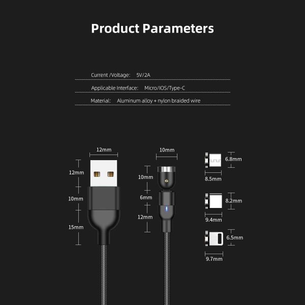 BoxWave Cable Compatible with Bowers & Wilkins PI5 - MagnetoSnap AllCharge - Image 2