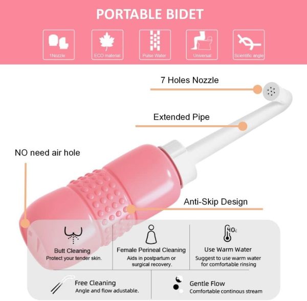 Upside Down Peri Bottle for Postpartum Care, Portable Bidet Bottle with - Image 6
