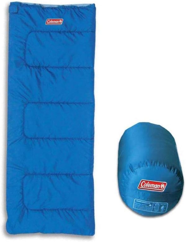Coleman Sun Ridge 40°F Sleeping Bag, Cool-Weather Lightweight Sleeping Bag - Image 4