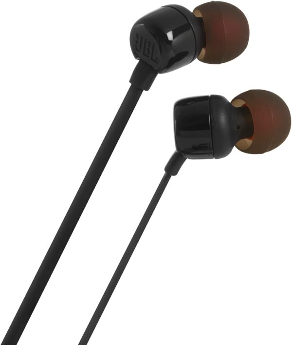 JBL T110 In Ear Headphones Black - Image 4