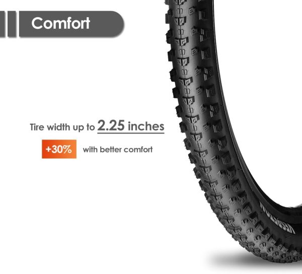 26/27.5/29x2.25 inch Bike Tires Pair Mountain Bike Tires 60 TPI Bicycle - Image 5