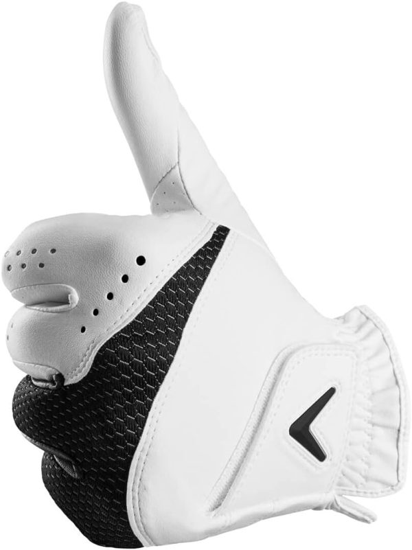 Callaway Golf Weather Spann Glove (Worn on Left Hand, Standard, Large, - Image 3