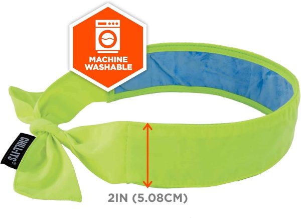 Ergodyne Chill Its 6700CT Cooling Bandana, Lined with Evaporative PVA - Image 7