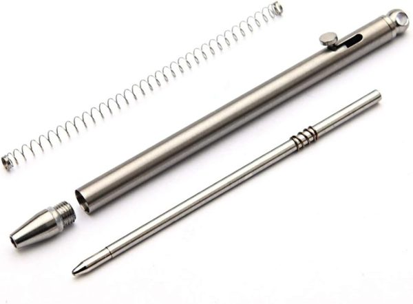 Multifunction Keychain Action Pen Stainless Steel Ballpoint Pen Pen - Image 7