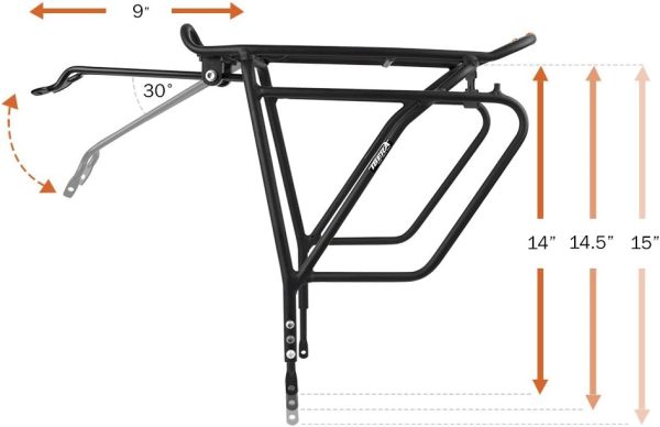 Ibera Bike Rack - Bicycle Touring Carrier Plus+ for Disc Brake/Non-Disc - Image 4