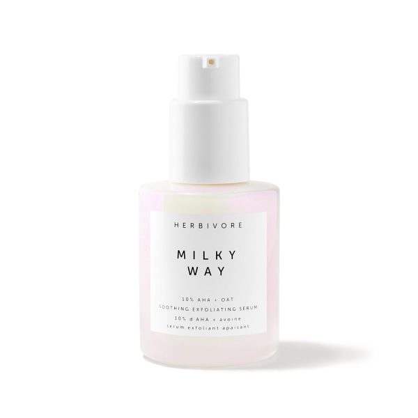 HERBIVORE Milky Way 10% AHA + Oat Soothing Exfoliating Serum – Multitasking - Image 9