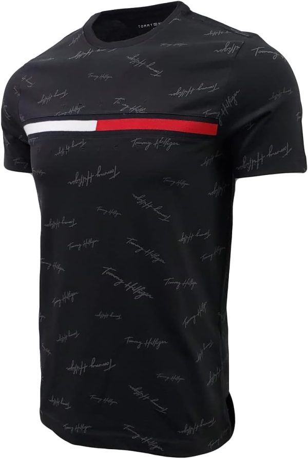 Tommy Hilfiger Men's Regular Short Sleeve Logo T-Shirt - Image 3