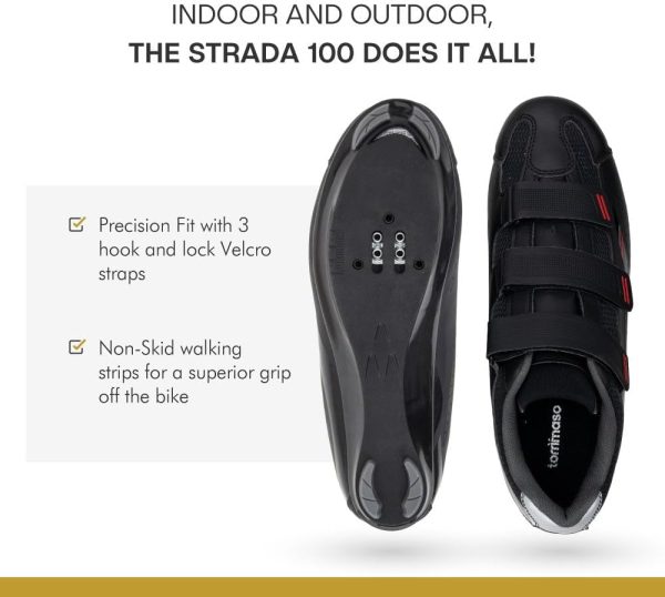 Tommaso Strada Peloton Shoes for Men—SPD Indoor Cycling Shoes for Men—Men's - Image 5