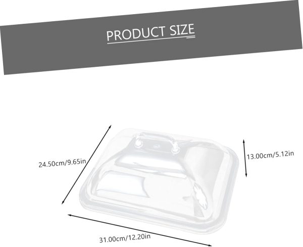 Mikinona Transparent Food Cover Cake Boxes Reusable Dish Kitchen Gadgets - Image 2