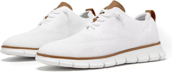 Men's Oxfords Business Shoes Fashion Mesh Casual Dress Walking Sneakers - Image 4