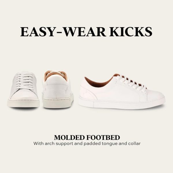 Frye Ivy Low Lace Sneakers for Women Crafted from Soft, Vintage Italian - Image 6
