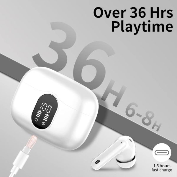 Wireless Earbuds Bluetooth 5.3 Headphones Bass Stereo Ear Buds with Noise - Image 7