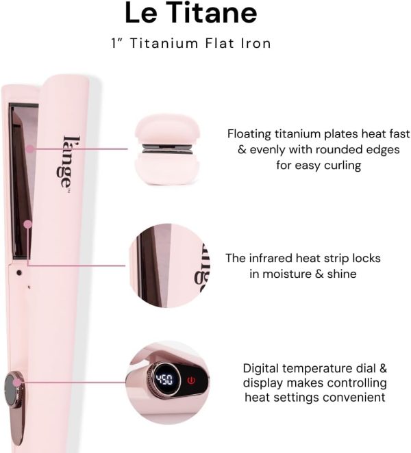 L'ANGE HAIR Le Titane Titanium Curling Flat Iron for All Hair Types | Dual - Image 2