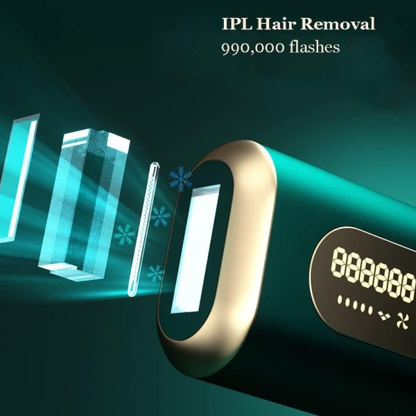 FENCY Laser Hair Removal Device for Women and Men, Cooling System, 5 Energy - Image 3