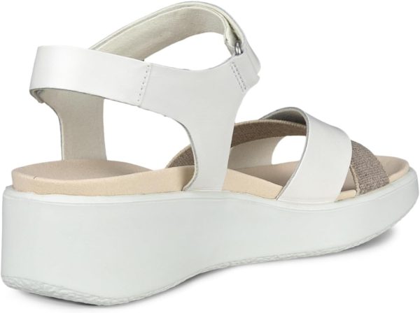 ECCO Women's Flowt Wedge Luxury Crossband Sandal - Image 2