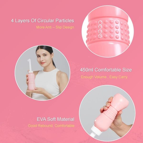 Upside Down Peri Bottle for Postpartum Care, Portable Bidet Bottle with - Image 3