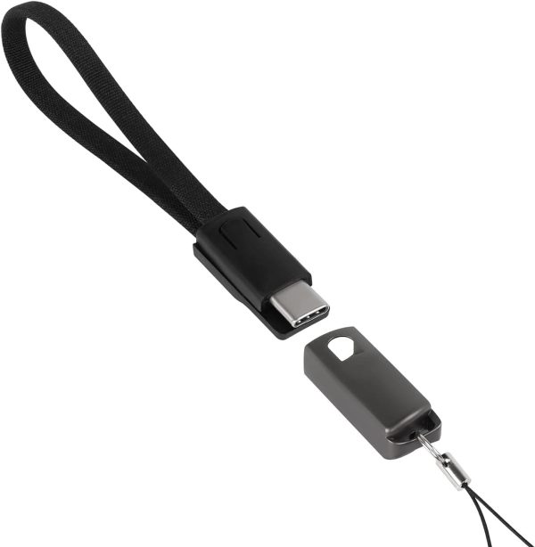 BoxWave Cable Compatible with Bowers & Wilkins PI5 - USB Type-C Keychain - Image 2
