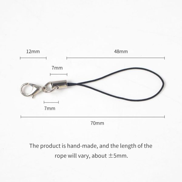 100 Pack Lobster Clasp Cords Strap Phone Charms Strap Lobster Claw Clasps - Image 6