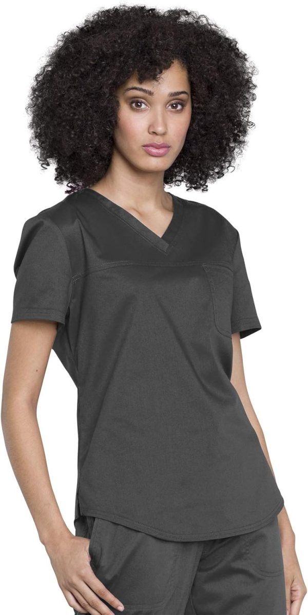 Cherokee Women V Neck Scrub Top with Operation Room Friendly Design and - Image 5