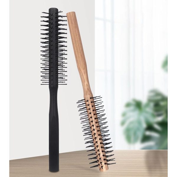 Curling Hair Comb Brush Professional Salon Blowing Round Hairdressing - Image 3