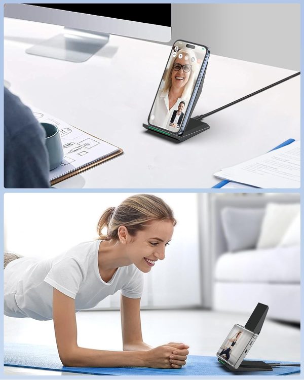 Fast Wireless Charger, NANAMI 15W Qi Certified Wireless Charging Stand - Image 4