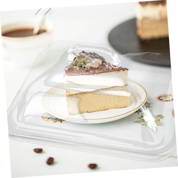 Mikinona Transparent Food Cover Cake Boxes Reusable Dish Kitchen Gadgets - Image 3