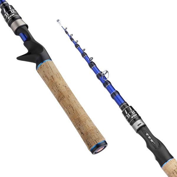 EOW XPEDITE PRO Portable Telescopic Casting and Spinning Fishing Rods, 24T - Image 6
