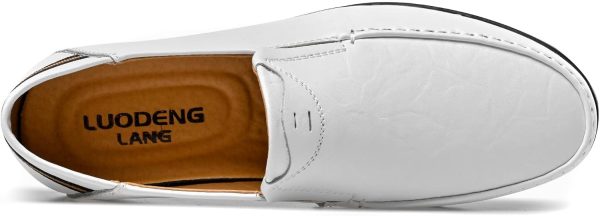 Loafer Premium Genuine Leather Men's Casual Shoes Slip On Mens Driving - Image 4