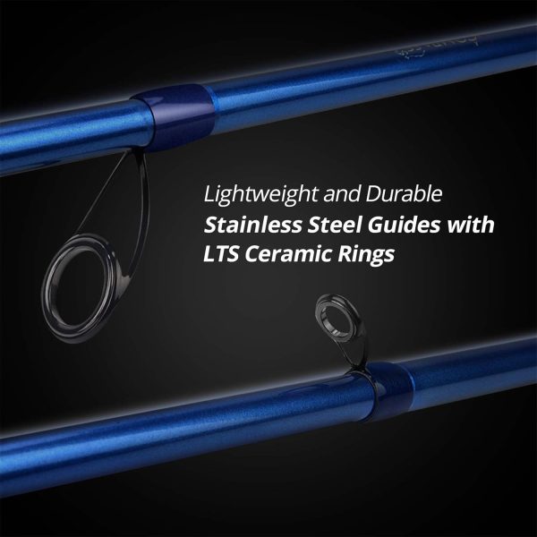 KastKing Compass Telescopic Fishing Rods and Combo, Sensitive Graphite - Image 5