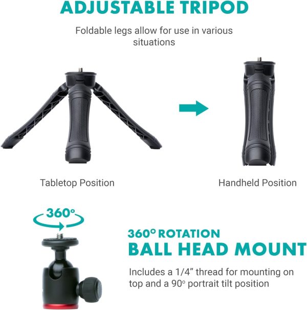 Movo USB-C Vlogging Kit for iPhone 15 with Fullsize Tripod - USB Type-C - Image 5