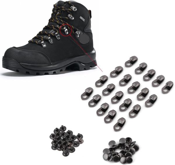 Boot Lace Hooks, Shoelace Buckles, Boot Eyelet Repair Kit, Shoe Lace Hooks - Image 2