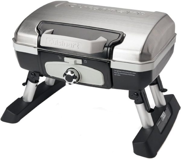 Cuisinart CGG-180TS Petit Gourmet Portable Tabletop Gas Grill, Stainless - Image 4