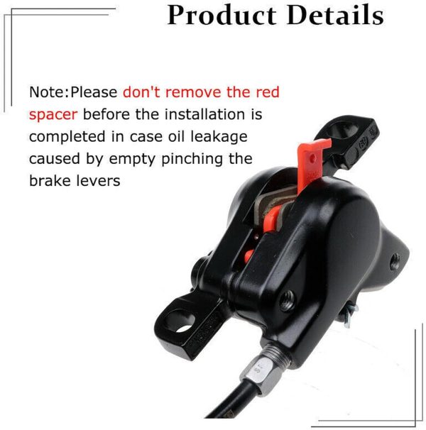 Shimano MT200 Hydraulic Disc Brakes Set with 160mm Rotors, MTB 2 Piston - Image 5