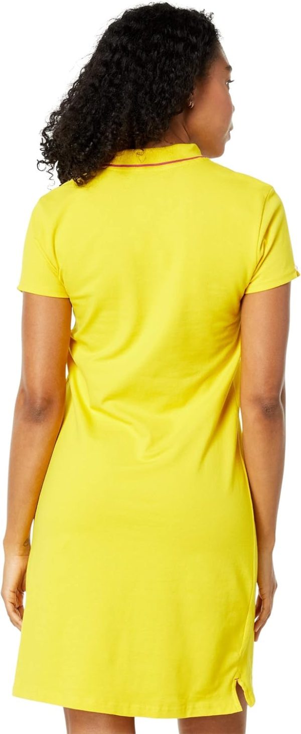 U.S. Polo Assn. (3008 Solid Polo Dress - Banded Cuffs - Short Sleeves - - Image 2