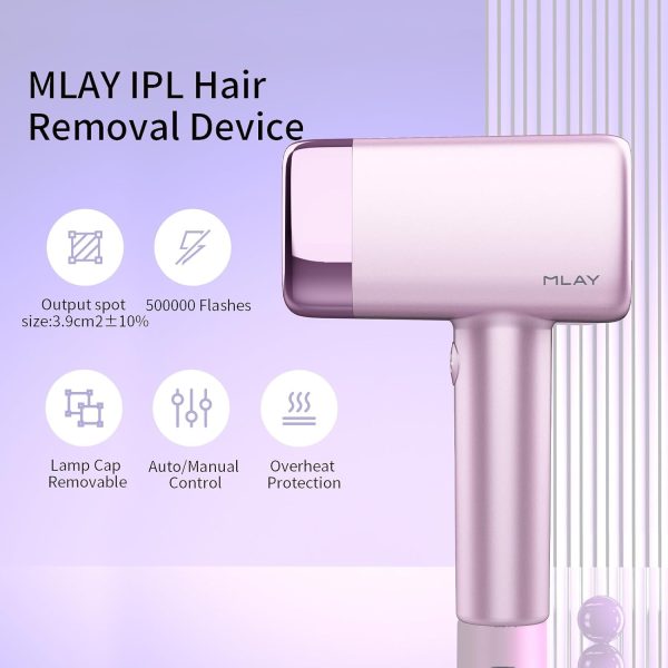 MLAY IPL Hair Removal for Women/Men, 0.5s/flash, 17J High Energy IPL Hair - Image 2